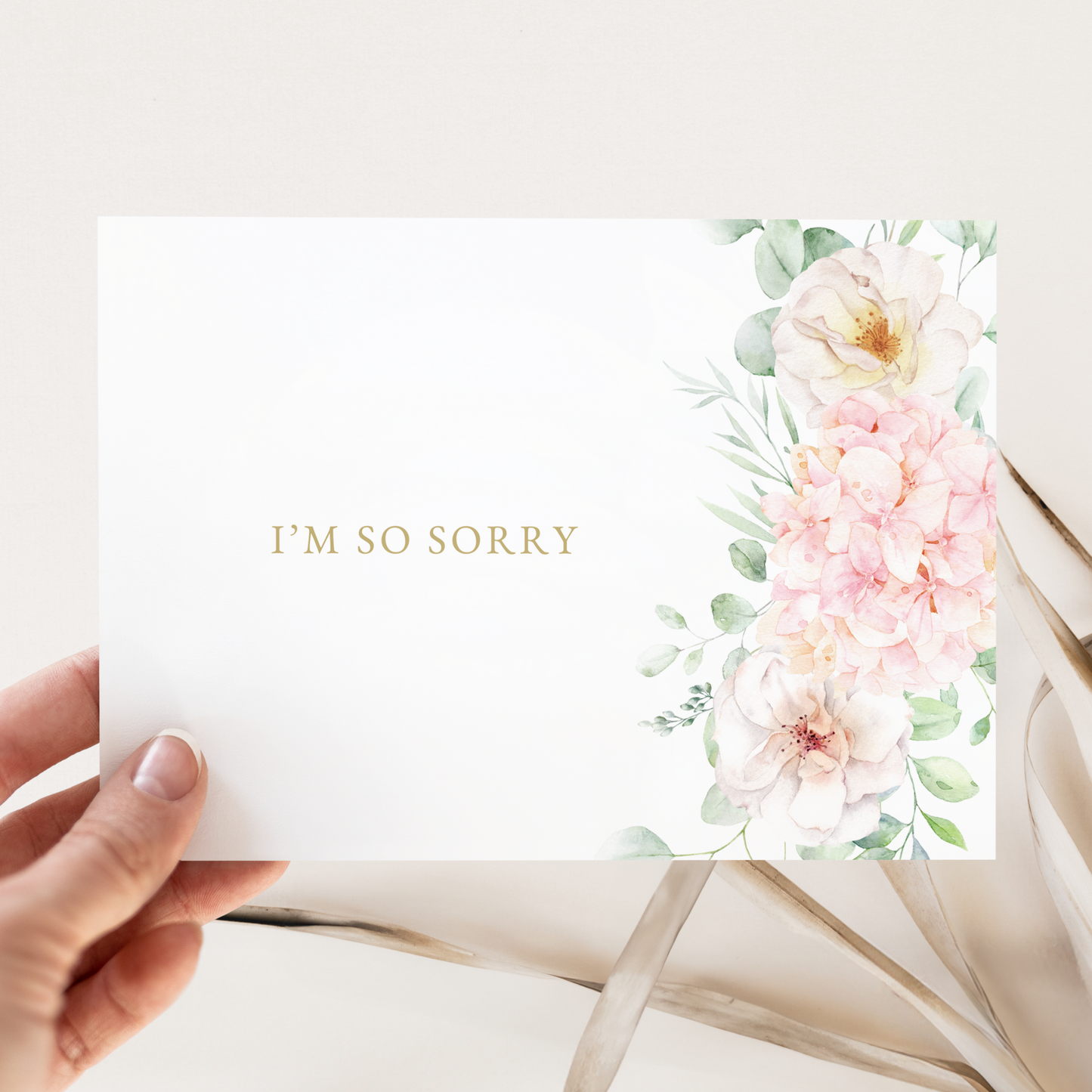 I'm So Sorry Card