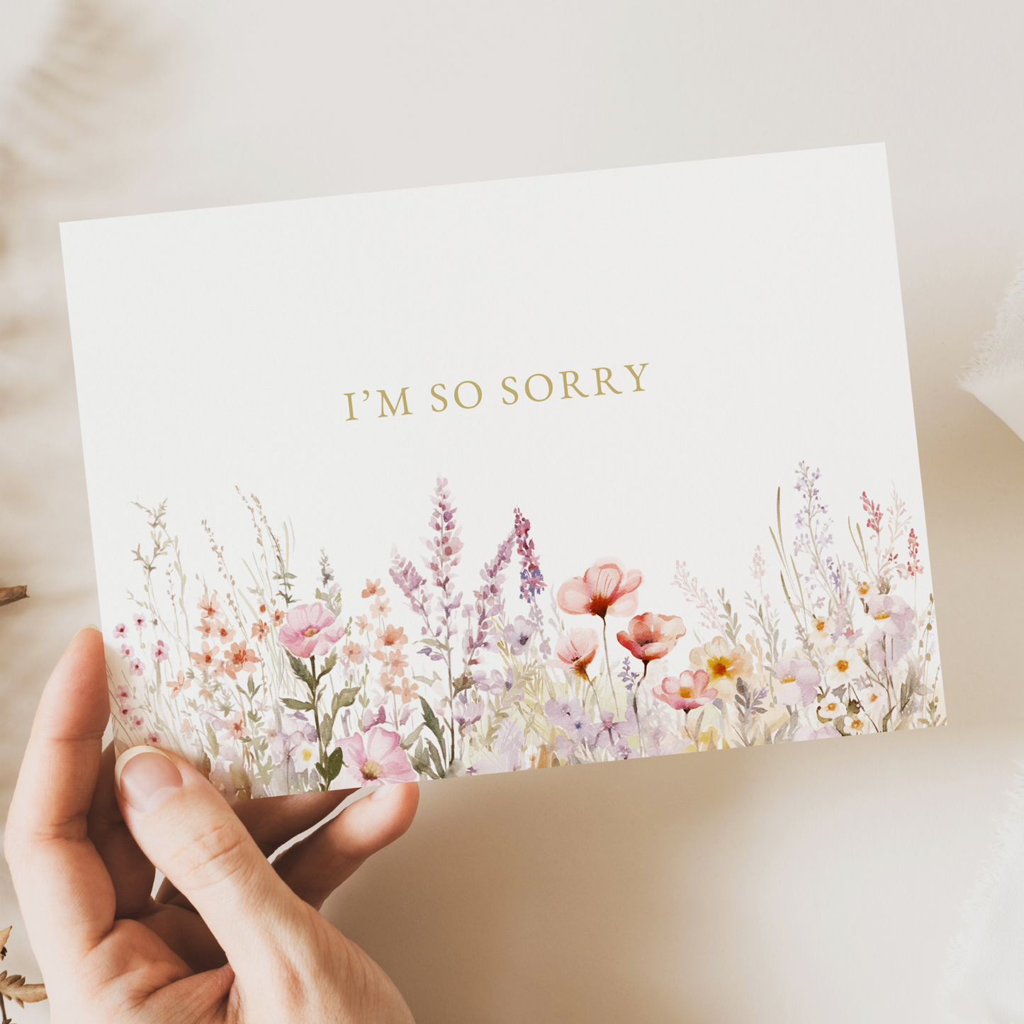 I'm So Sorry Card