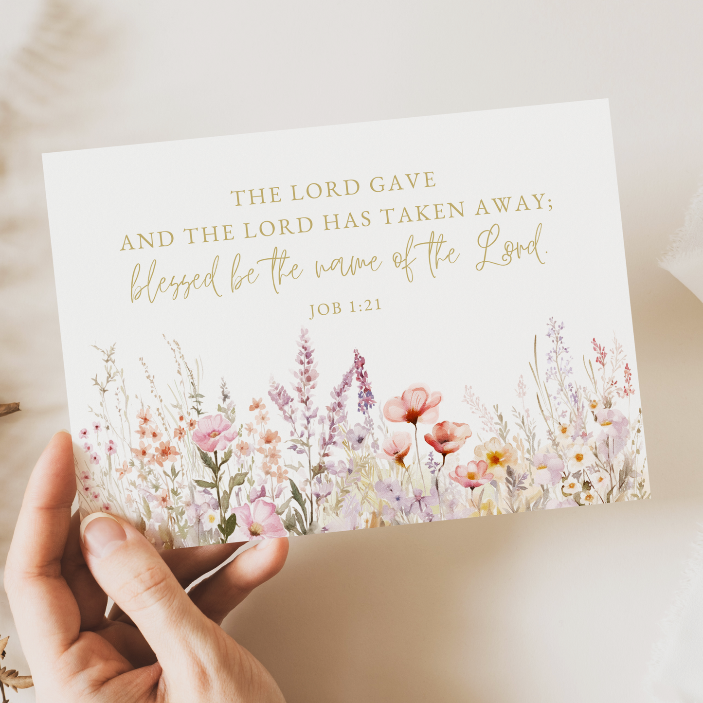 The Lord Gave Card