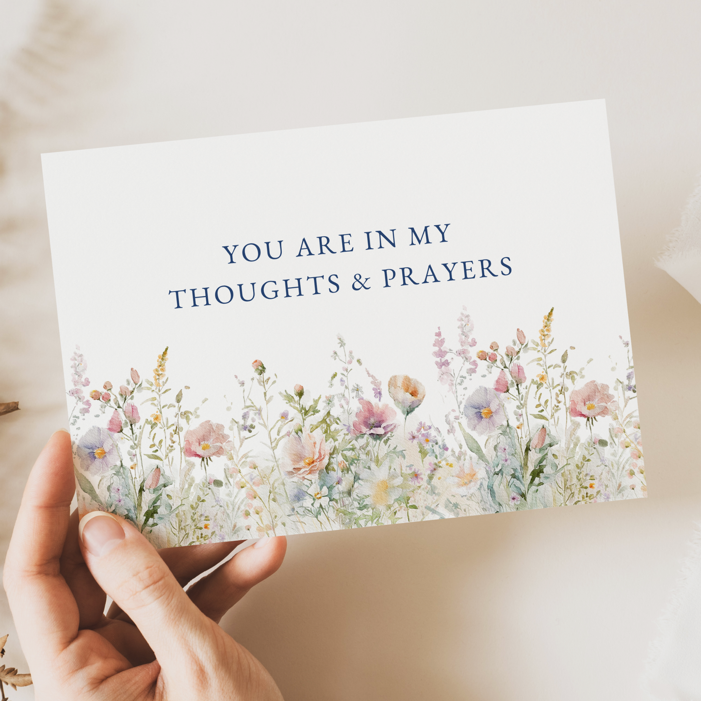Thoughts & Prayers Card