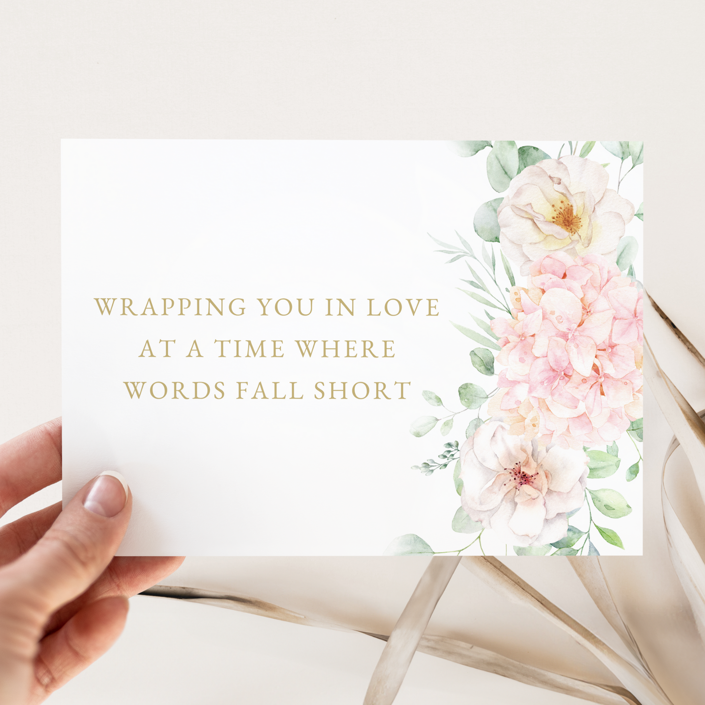 Wrapping You In Love Card