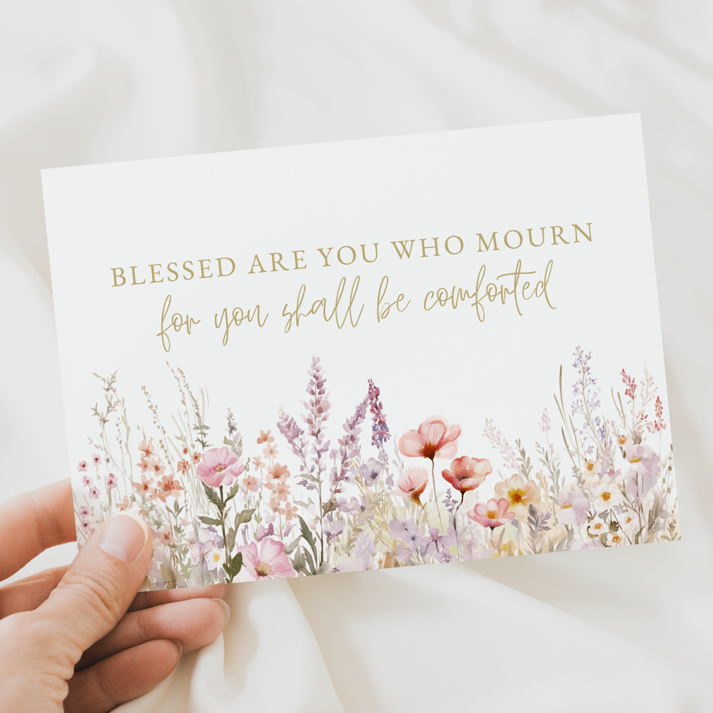 Blessed Are You Who Mourn Card