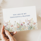 Thoughts & Prayers Card